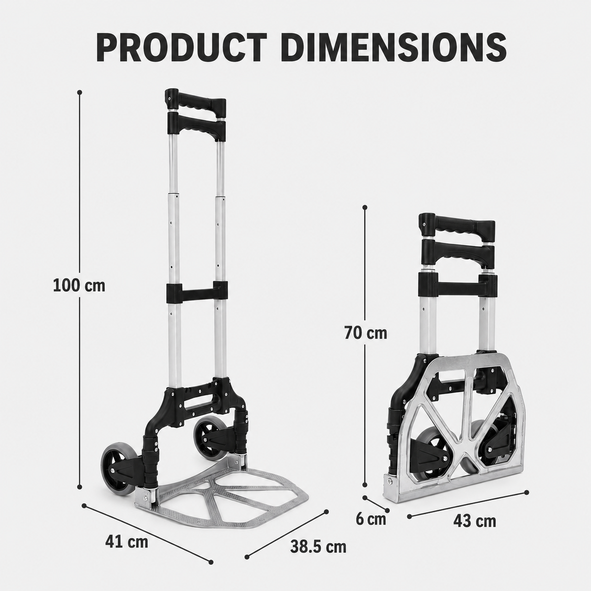 Heavy Duty Folding Hand Truck Trolley