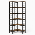 Core Packaging 6 Tier L Shaped Bookshelf