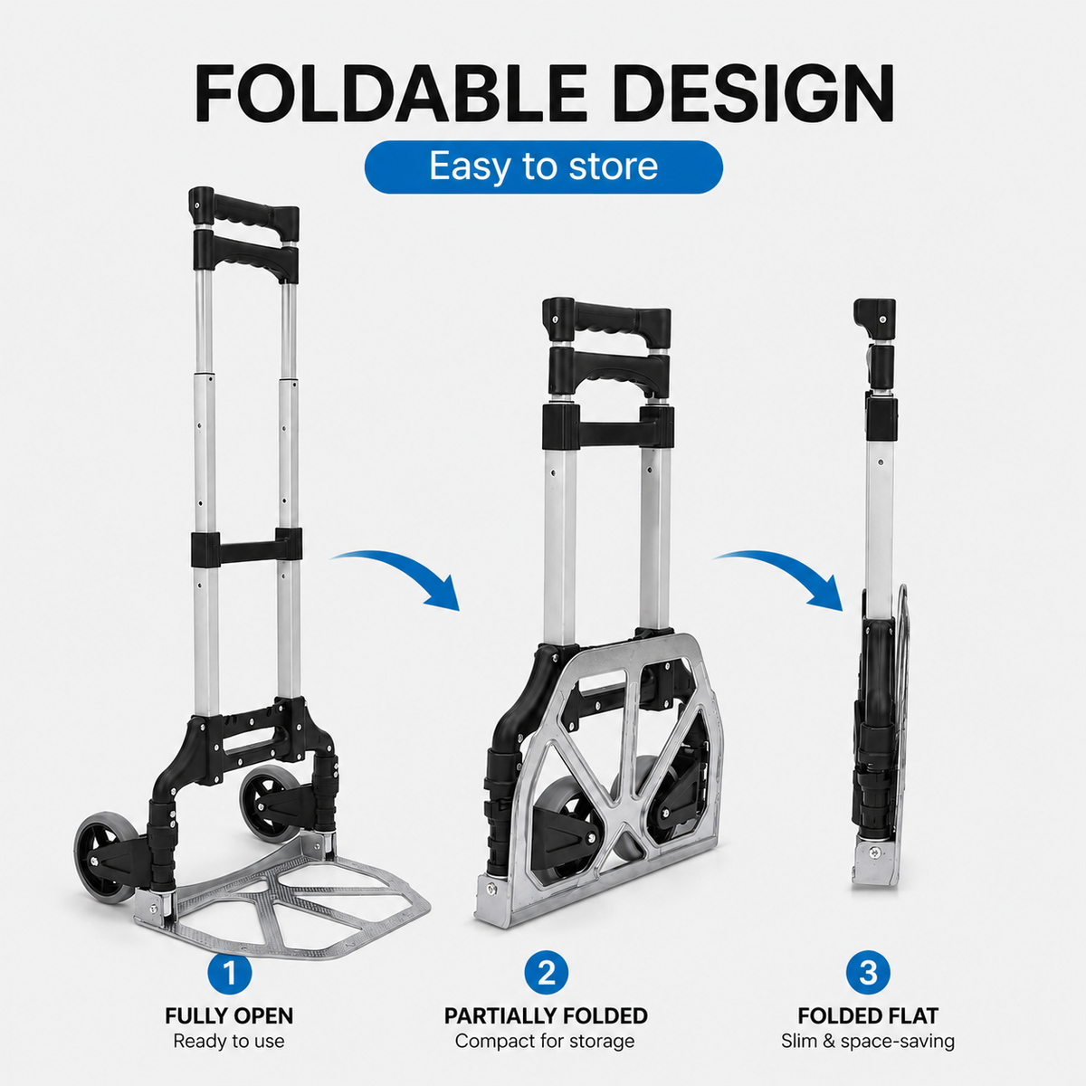 Heavy Duty Folding Hand Truck Trolley