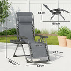 Core Packaging Zero Gravity Sunloungers (Set of 2)