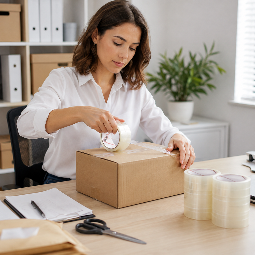 Core Packaging 24mm Parcel Tape (Cellotape)