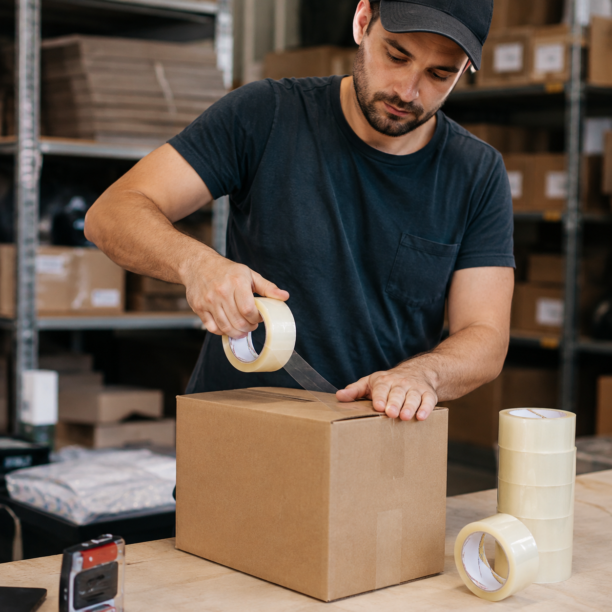 Core Packaging 24mm Parcel Tape (Cellotape)