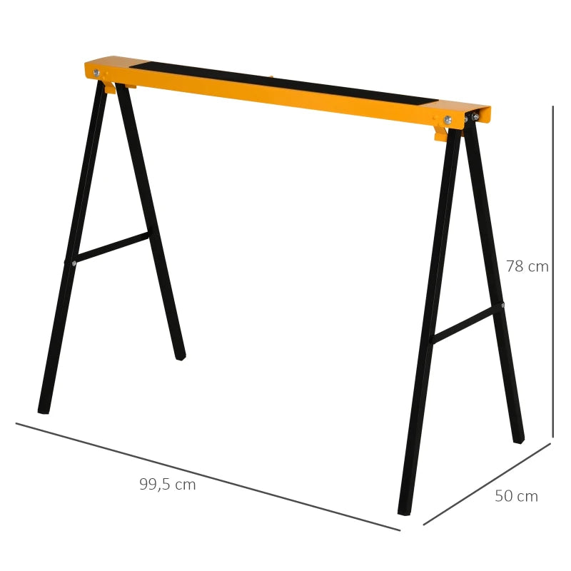 Core Packaging Folding Metal Saw Horse (2 Units)