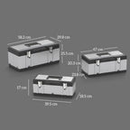 Core Packaging Stainless Steel Toolbox Set (3 Piece Set)
