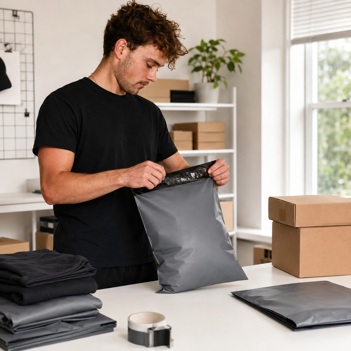 Core Packaging Ecommerce Mailing Bags (Grey)