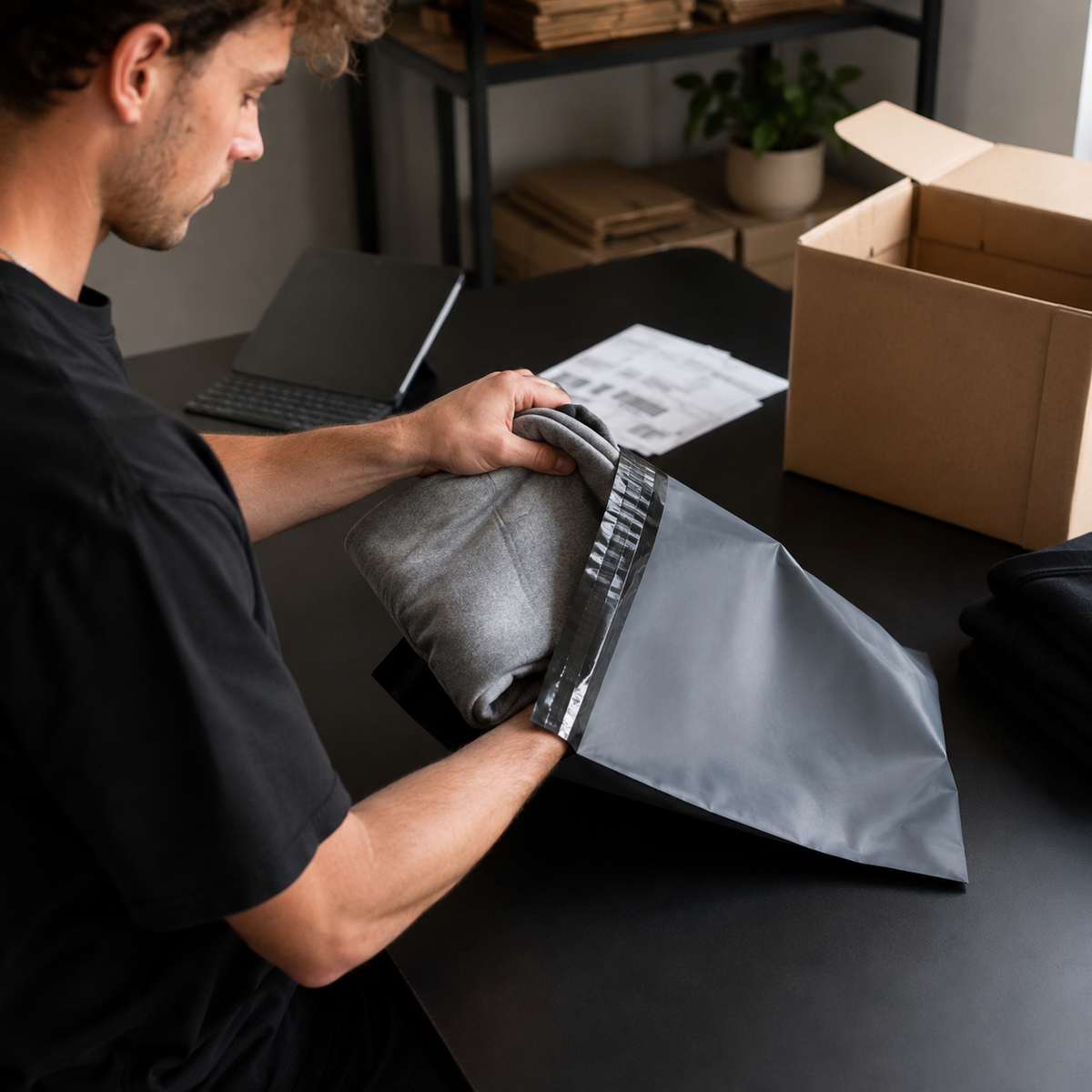 Core Packaging Ecommerce Mailing Bags (Grey)