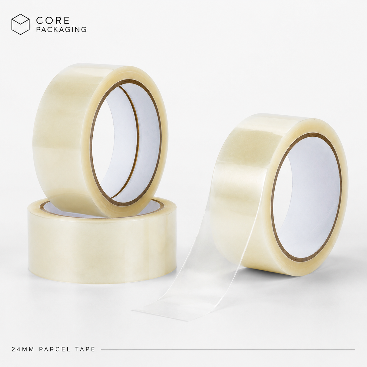 Core Packaging 24mm Parcel Tape (Cellotape)