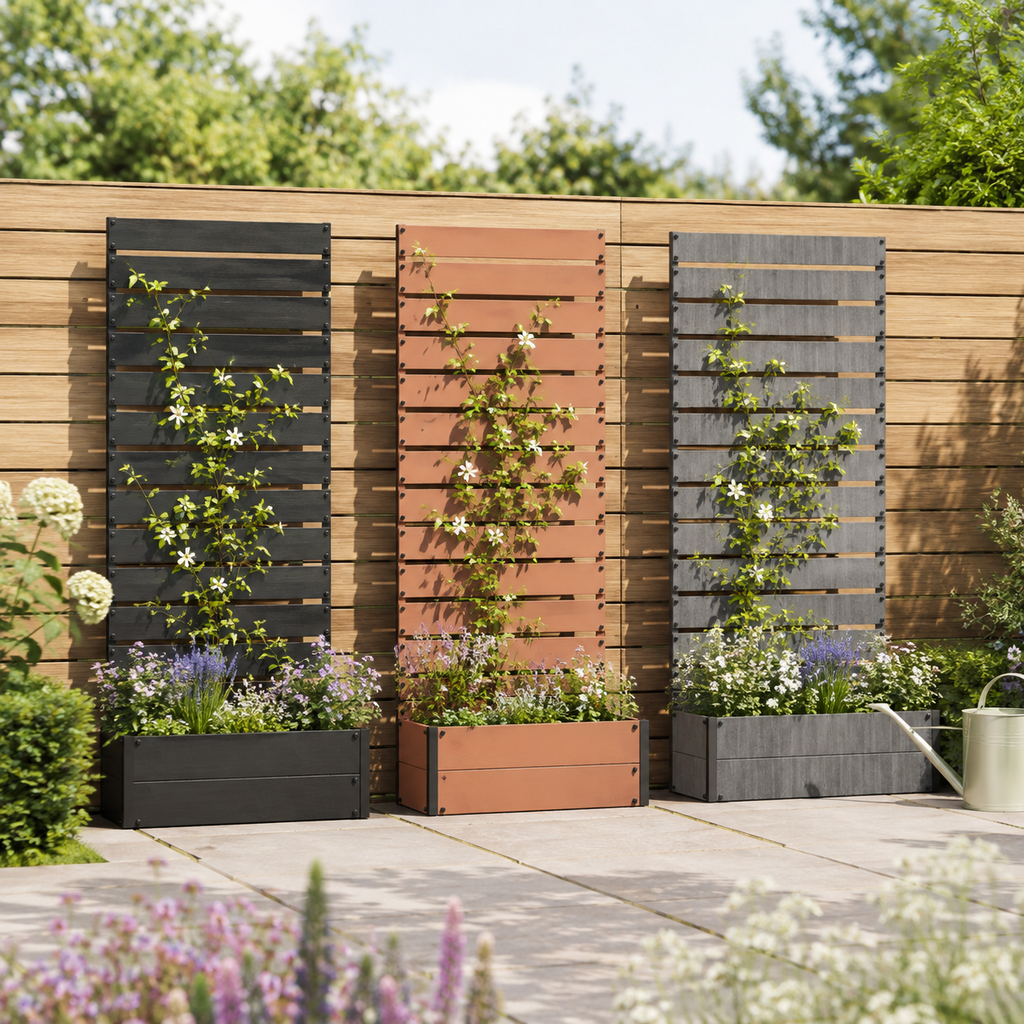 Core Packaging Garden Planter with Trellis