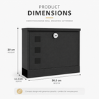 Core Packaging Wall Mounted Letterbox