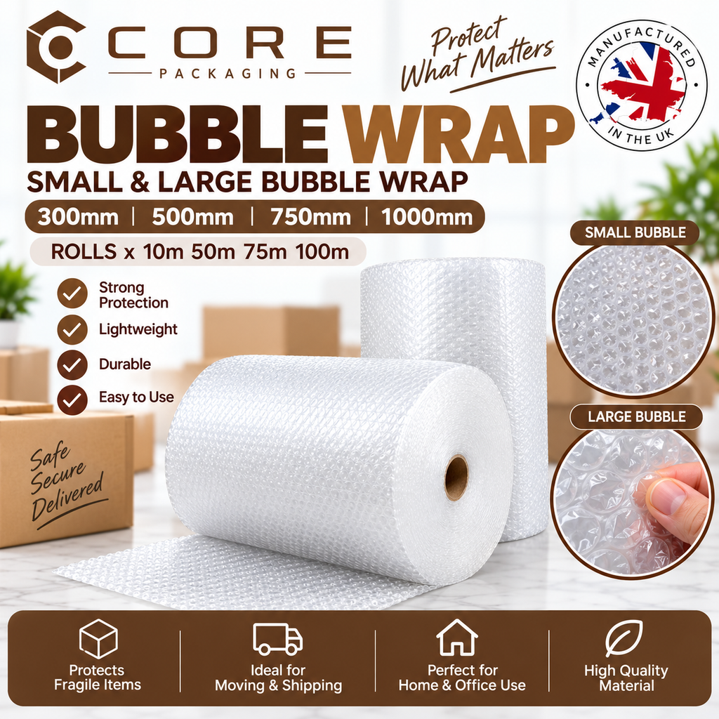 Core Packaging Bubble Wrap