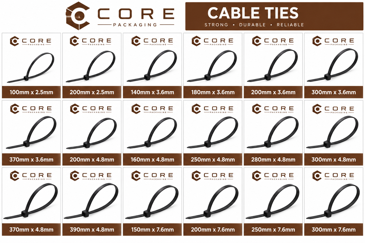Core Packaging Cable Ties