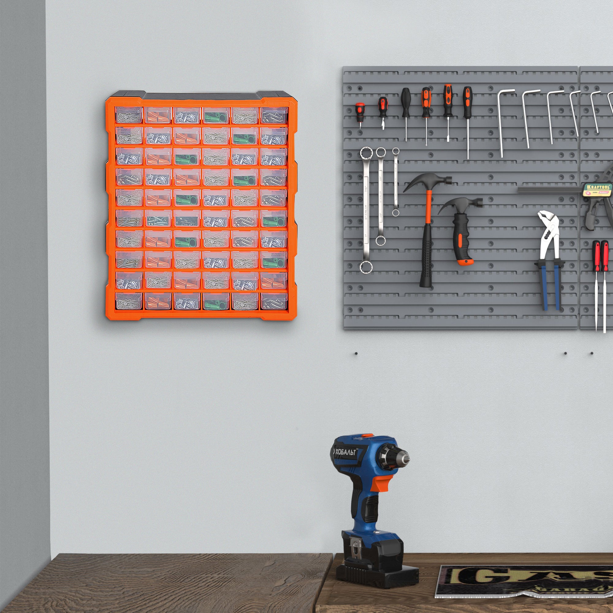 Core Packaging Wall Mounted Bolt Storage Cabinet