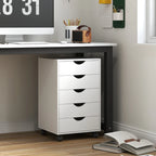 Core Packaging Five Drawer Mobile Filing Cabinet