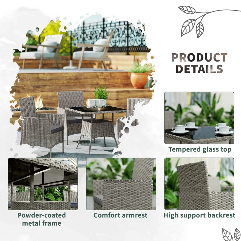 Core Packaging 4 Person Garden Dining Set