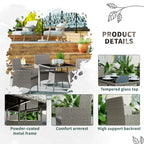 Core Packaging 4 Person Garden Dining Set