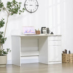 Computer Desk with Drawers 120cm x 60cm (White)