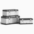 Core Packaging Stainless Steel Toolbox Set (3 Piece Set)
