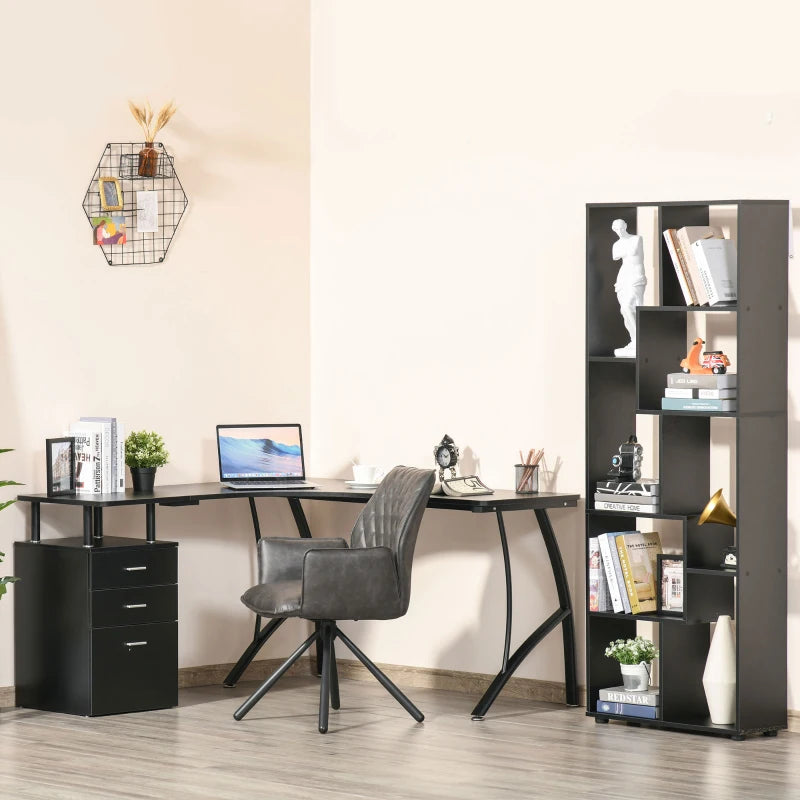 Core Packaging L Shaped Desk with Storage