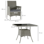Core Packaging 4 Person Garden Dining Set