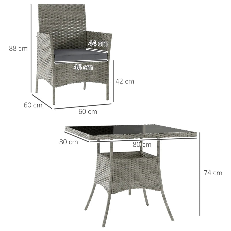 Core Packaging 4 Person Garden Dining Set